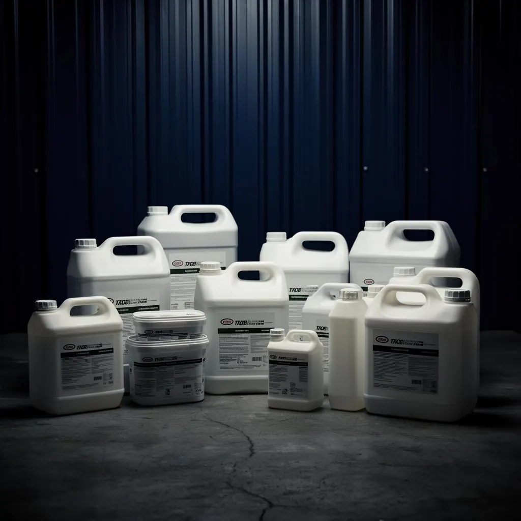 Sorted plastic material containers